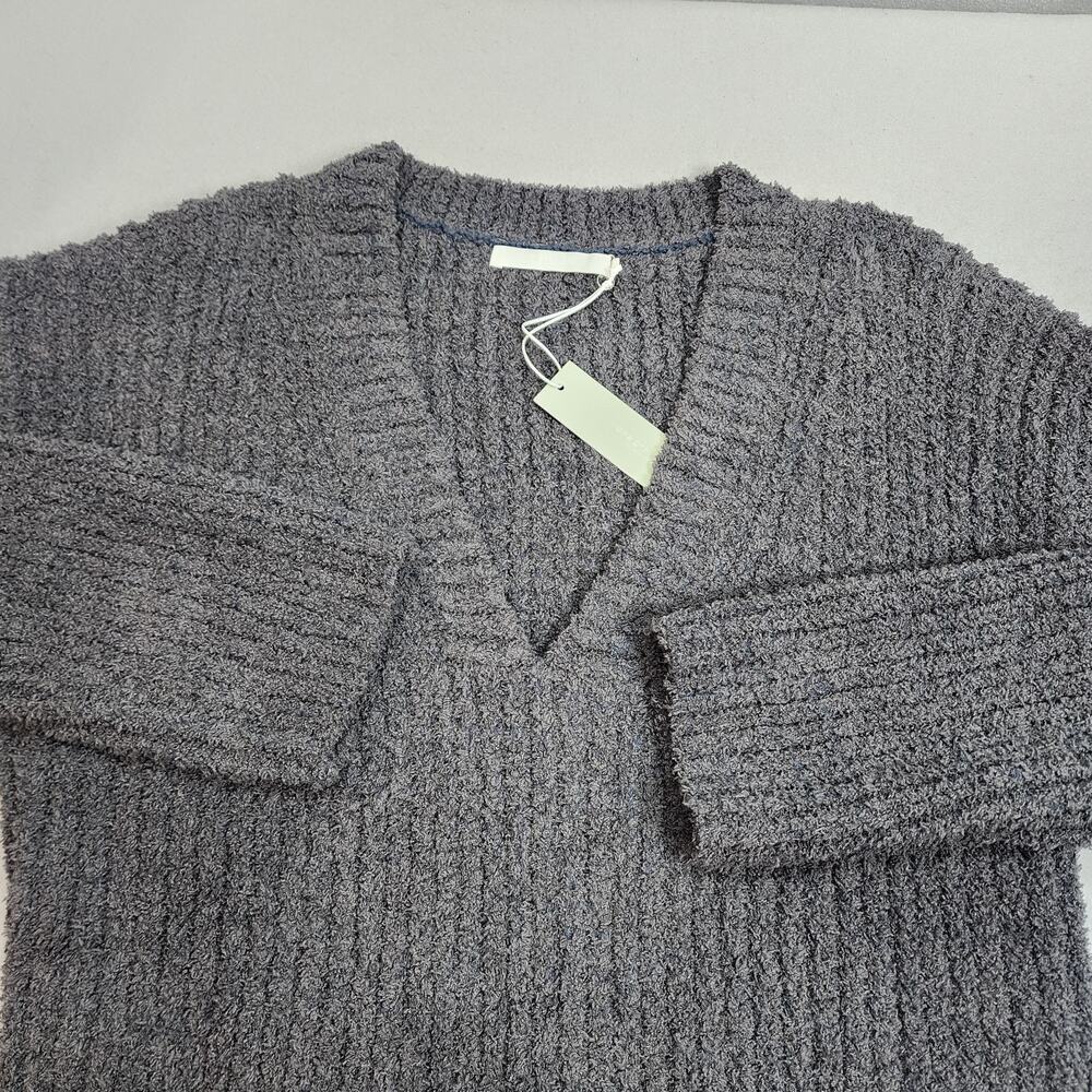 NWT $228 One Grey Day Sweater Gray Textured‎ Knit Women's Sz Small